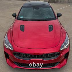 For Kia Stinger 2018-23 DRY CARBON Front Hood Inlet Air Intake Vents Grill Cover