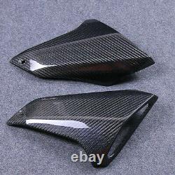 For MT09 2013-2016 Carbon Fiber Tank Side Fairing Air Intake Cover, Glossy Twill