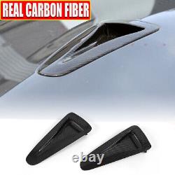 For Nissan GTR R35 2008-20 Real Carbon Bonnet Hood Vent Scoops Air Intake Ducts