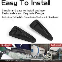 For Nissan GTR R35 2008-20 Real Carbon Bonnet Hood Vent Scoops Air Intake Ducts