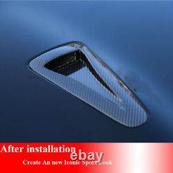 For Nissan GTR R35 2008-20 Real Carbon Bonnet Hood Vent Scoops Air Intake Ducts