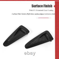 For Nissan GTR R35 2008-20 Real Carbon Bonnet Hood Vent Scoops Air Intake Ducts