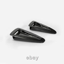 For Nissan R35 GTR Carbon Fiber OEM Hood Vent Insert Bonnet Air Intake Duct Trim