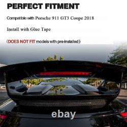 For Porsche 911 GT3 Coupe 2017-2018 DRY CARBON Rear Trunk Intake Vent Cover Trim