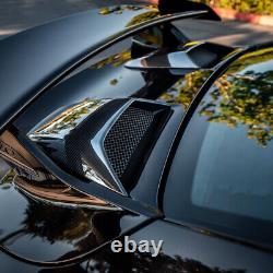 For Porsche 911 GT3 Coupe 2017-2018 DRY CARBON Rear Trunk Intake Vent Cover Trim