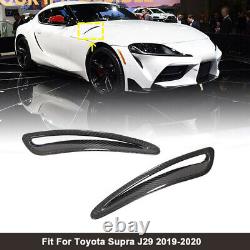 For Toyota Supra J29 19-20 Real Carbon Engine Hood Air Intake Outlet Vent Cover
