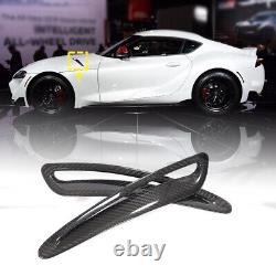 For Toyota Supra J29 19-20 Real Carbon Engine Hood Air Intake Outlet Vent Cover