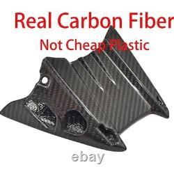 For Yamaha R6 2017 2020, Real Carbon Fiber Front Headlight, Air Intake Cover