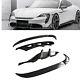 Front Bumper Air Intake Trim Cover For Porsche Taycan 2020-2022 Carbon Fiber