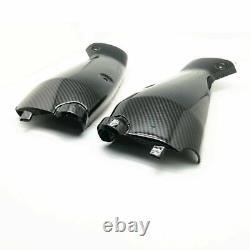 Front Intake Tubes Panel Fairing Carbon Fiber Cover For Yamaha 2009-2014 YZF R1