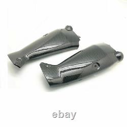 Front Intake Tubes Panel Fairing Carbon Fiber Cover For Yamaha 2009-2014 YZF R1
