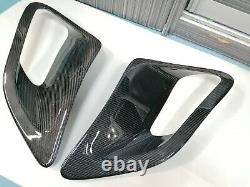 Glossy Carbon fiber GT2 Side Air Intake Scoops vents fit Porsche 997 Turbo