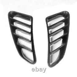 High Quality Side Vent Air Duct Intake Cover 2pcs Black Real Carbon Fiber