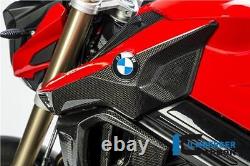Ilmberger GLOSS Carbon Fibre Air Tube Intake Snorkel Duct Covers BMW F800R 2015