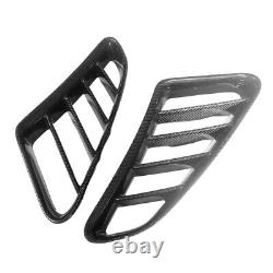 Intake Cover Cover Real Carbon Fiber Side Vent Dirt-resistant Easy To Use