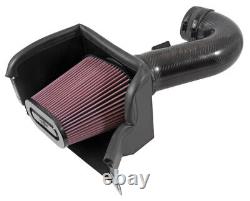 K&N 63-3090 Carbon Fiber Air Intake System For 15-19 Chevrolet Corvette Z06 6.2L