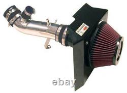 K&N Performance Air Intake System + Universal Air Filter Carbon Fiber Top