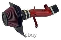 K&N Performance Air Intake System + Universal Air Filter Carbon Fiber Top