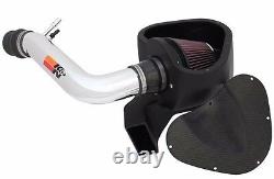 K&N Typhoon Air Intake with Carbon Fiber Cover 11-14 Mustang 3.7L V6 +11.70HP