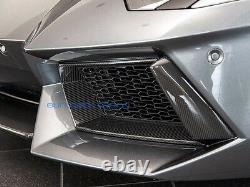 Lamborghini Aventador Carbon Fiber Front Bumper Intake Vent Surrounds