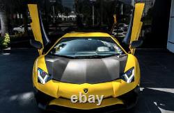 Lamborghini Aventador Carbon Fiber Front Hood Bonnet With Raised Intake Domes