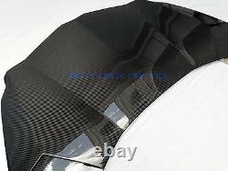 Lamborghini Aventador Carbon Fiber Front Hood Bonnet With Raised Intake Domes