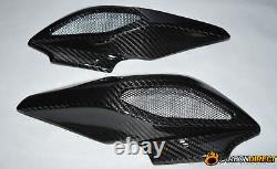 MV Agusta Air Intakes 100% Carbon Fiber Brutale 675 800 Dragster Side Tank Fiber