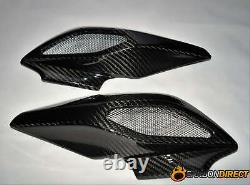 MV Agusta Air Intakes 100% Carbon Fiber Brutale 675 800 Dragster Side Tank Fiber