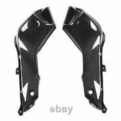 Motorcycle Intake Cover Side Panel 3K Carbon Fiber For MT-07 2013-2016