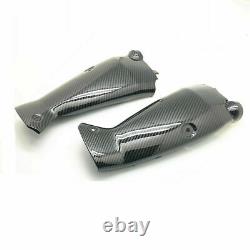 Motorcycle Intake Tubes Panel Fairing Carbon Fiber Cover For Yamaha YZF R1 09-14