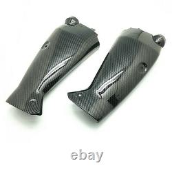 Motorcycle Intake Tubes Panel Fairing Carbon Fiber Cover For Yamaha YZF R1 09-14