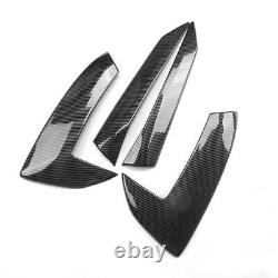 NEW For CORVETTE C8 Carbon Fiber Black Engine Intake Side Vents Door Garnish