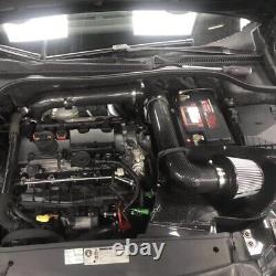 NEW Hgh Flow Carbon Fiber Air Intake Induction For VW Golf 6R 2.0T EA113 MK5 GTI