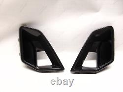 New Genuine BMW X5 G05 LCI Carbon Fiber Brake Air Intake Surrounds Trims PAIR