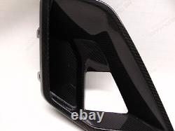 New Genuine BMW X5 G05 LCI Carbon Fiber Brake Air Intake Surrounds Trims PAIR