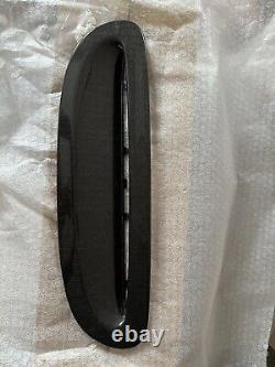 New Genuine Mini Stitched carbon Fiber Bonnet Scoop