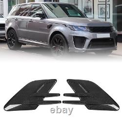 New Side Air Vent Cover Carbon Fiber Air Intake Trim Sticker For Range Rover