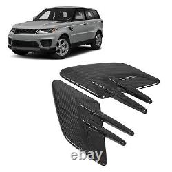 New Side Air Vent Cover Carbon Fiber Air Intake Trim Sticker For Range Rover