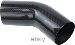 OD 4 Inch(102Mm) 45 Degree Carbon Fiber Elbow, 4 Outer Diameter, Leg Length 6 I