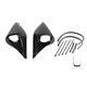 Pair Air Intakes Short Carbon Fiber For Ducati 800 Monster S2r 2005-2007
