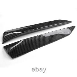 Pair Carbon Fiber Look Engine Intake Side Vents Door Garnish Fit For CORVETTE C8