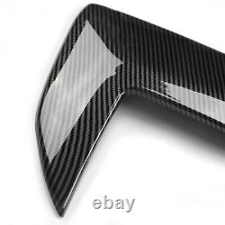 Pair For CORVETTE C8 Carbon Fiber Black Engine Intake Side Vents Door Garnish AB