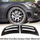 Real Carbon Side Air Vent Fender Trims Covers For Benz W204 C63 Amg 2008-2011