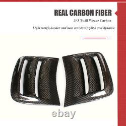 REAL CARBON Side Air Vent Fender Trims Covers For Benz W204 C63 AMG 2008-2011