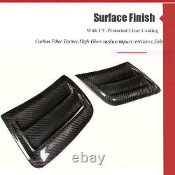 REAL CARBON Side Air Vent Fender Trims Covers For Benz W204 C63 AMG 2008-2011