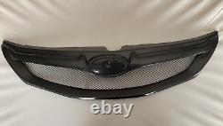 Racing Grills Front Grille Carbon Fiber EffectCar Upper Bumper Intake Hood Mesh