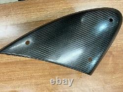 Raw Carbon fiber side air intake scoops vents fit for Lotus 2004-10 Exige S2