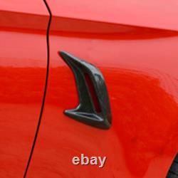 Real Carbon Fiber Car Side Fender Air Intake Flow Vent Cover Decoration Stickers