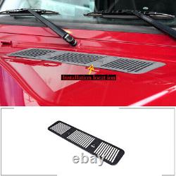 Real Carbon Fiber Hood Air Intake Grille Vent Trim For Benz G Class W463 2006-18