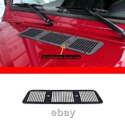 Real Carbon Fiber Hood Air Intake Grille Vent Trim For Benz G Class W463 2006-18